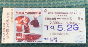 常総線真岡鐵道きっぷ