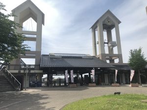 益子駅外観
