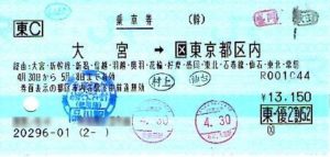 使用済み乗車券