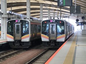 新潟駅信越線ホーム