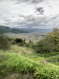姨捨からの車窓